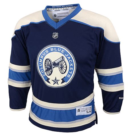 columbus blue jerseys